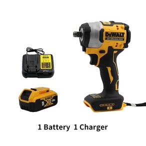 디월트 DCF922 브러시리스 무선 임팩트 렌치 2500RPM 205NM 토크 가변 속도 20V 배터리 전기 전동 공구, 1개