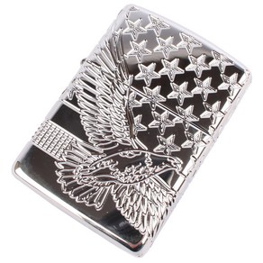 ZIPPO 지포라이터 49027 PATRIOTIC 오일포함