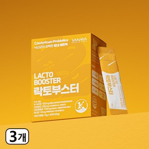 락토부스터 낙산균 100mg 장건강 유산균 2g x 30포 프로바이오틱스 유산균, 60g, 3박스