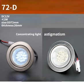 DC 12V 1.5W 레인지 후드 조명 주방 쿠커 반투명 LED 할로겐 전구 연기 인공 호흡기 램프, 04 72-D, 1개