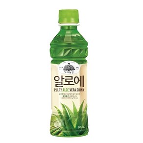 가야농장 알로에농장 340ml 알로에 주스, 24개