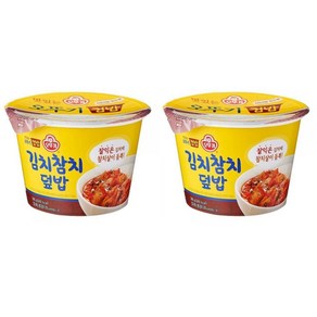 오뚜기 맛있는 컵밥 김치참치덮밥, 310g, 12개