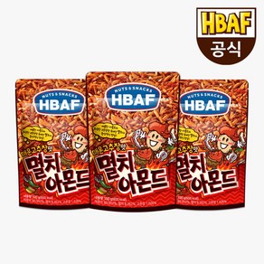 [바프(길림양행)] [본사직영] 바프 매운고추장맛 멸치 아몬드 100g 3봉 세트 (소비기한 25.04.15), 상세 설명 참조, 상세 설명 참조, 상세 설명 참조