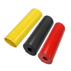 PVC 보트원단 0.9mm/ 보강용/ 100cm x 75cm/ 블랙&레드&노랑, 레드