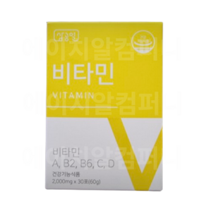 [삼공일] 비타민 1개월분 종합 비타민 영양제 활력 건강 선물, 1개, 200mg