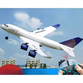 RC여객기 3채널 747 원격 제어 항공기 A380 글라이더 리모컨 조종, 1개, Aibus A380 기본 패키지