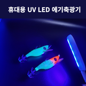 억피싱 UV 축광기 휴대용 에기 쭈꾸미 LED 축광기 C타입 전원