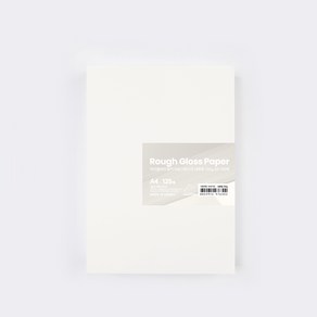 PapePhant 하이퀄리티 용지 러프그로스지(Rough Gloss pape) 내츄럴, 130g A4 125매