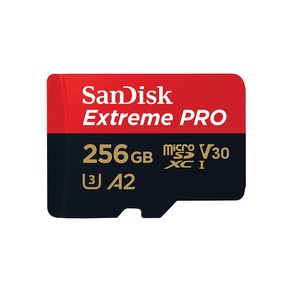 SanDisk Exteme Po 마이크로SD카드 200MB/s 256GB + SD어댑터, 1개