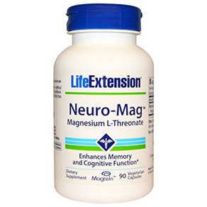 Life Extension Neuo-mag Magnesium L-theonate 90 Count(2 Pack), default, 2개, 90정