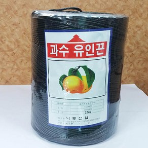 과수유인끈2.5kg(1개) 흑색끈 흑끈 나무가지유인끈 하우스끈 사과나무유인끈 자두나무유인끈 복숭아나무유인끈 내림줄 농작물유인끈...[제조직판], 1개