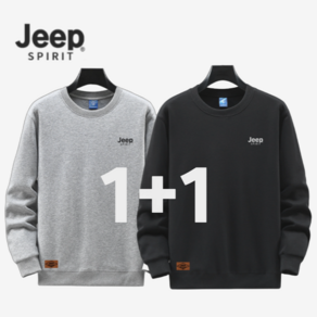 JEEP SPIRIT 지프 남자 여자 맨투맨 오버핏 긴팔 티셔츠 트레이닝 츄리닝