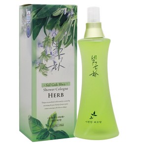 설국화 샤워코롱 허브향 150ml, 1개