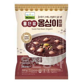 칠갑농산 통단팥 찹쌀 옹심이, 2개, 700g