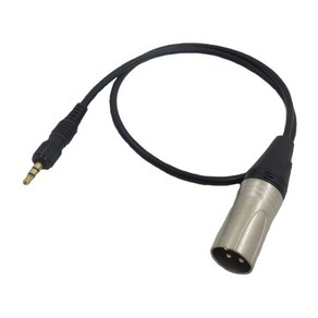 3.5mm ts XLR 소니 UWP-V1 UWP-D11 UWP-D21 용 균형 케이블 마이크 오디오, 1pcs, 하나