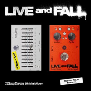 [Xdinary Heroes] 엑스디너리 히어로즈 미니 5집 랜덤1종 LIVE and FALL [플랫폼] / QR카드+포토카드6종+메시지포토카드6종+아크릴스티커