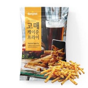 바삭바삭 고메 케이준 프라이 감자 맘스터치 양념 감자튀김 800g, 1개