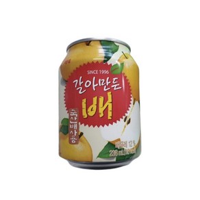 해태 갈아만든 배 대용량 음료수 업소용 238ML CAN 24개 갈아만든 배 IdH