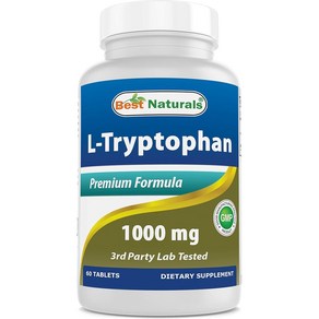 베스트 네추럴스 엘 트립토판 L Typtophan 1000mg 60정, 상품선택