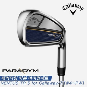 [캘러웨이코리아정품]2023 캘러웨이 패러다임(PARADYM) 카본 아이언세트[남성용][VENTUS TR 5 for Callaway][7i#4~PW]