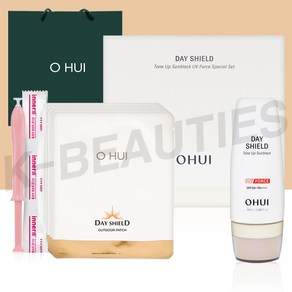 오휘 데이쉴드 톤업 선블럭 UV 유브이 포스 기획 50ml + 쇼핑백 + 이너감 세트, 쇼핑백&이너감 1개, 1세트