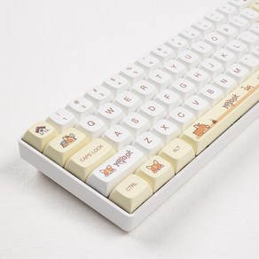 하늘고래 키캡 웰시코기 영문 키보드 자판 키캡 CHERRY XDA PBT 염료승화 기계식