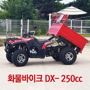 짐운반용 다목적 화물바이크 ATV DX-250cc 농업용 사륜바이크 덤프기능 오토바이, 1개