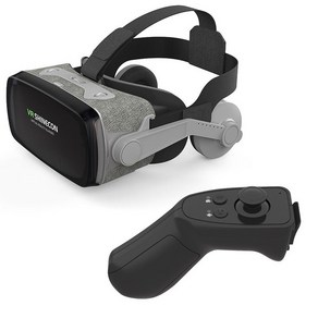 VR기기 헤드셋 휴대폰용 나혼자산다 VR 가상 3D 게임 모바일 스마트폰, 리모컨패드포함, 1개