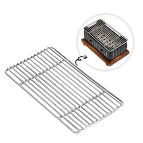 직사각 미니 석쇠 (직사각 미니화로 전용) 스텐 그릴망 불판 캠핑 야외 바베큐