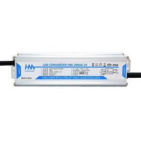 현민 LED 방수용 SMPS 24V 200W 국산 DC HM-200sR-24 간판조명 안정기 전원 파워 어댑터 방수등급 IP68 DC 24V 방진형 투광등 컨버터 투광기 조명용