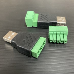 5P 터미널 to USB 변환 젠더 M/F 케이블 와이어 컨넥터, 5P 터미널 to USB 젠더 [수], 1개