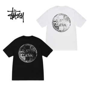 스투시 반팔 닷 스탬프 티셔츠 STUSSY 정품 반팔티