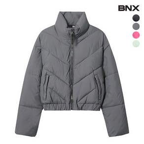 매장정품 BNX 사선 라인 아웃포켓 크롭 패딩점퍼 BW4JP017L0 269153