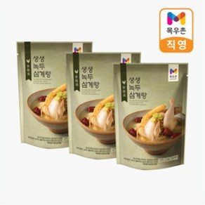 목우촌 생생 녹두삼계탕 1kg, 3개