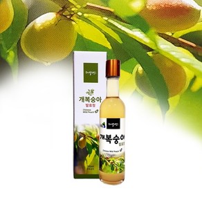 자연에서 채취한 개복숭아를 500일이상항아리 발효숙성한 개복숭아 발효청 300ml