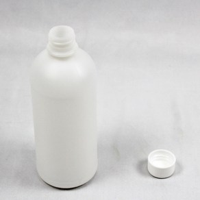 국산 PE 반투명 원통 28파이 500ml 공병 액체 제약 가루 소분 병 통 다이소 제조, 1개, 투명