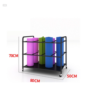 이동식 요가 매트 폼롤러 수납 보관 거치대 정리함 필라테스