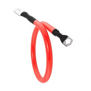 [에이원] 4AWG 60cm 빨강색 실리콘 전선 파워뱅크 인버터 전원 케이블 4AWG 60cm ed silicon wie cable