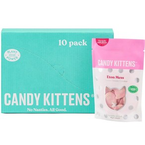 [영국발송] 140g 10봉지 스웨디시 젤리 캔디키튼 비건 이튼메스 Candy Kittens ETON MESS, 10개