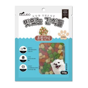 델리소 강아지 맛있는 간식들, 1개, 110g, 혼합 100g