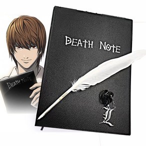 데스노트 Death 선물 비밀 Note 공책, 작은 노트+깃털 펜+노트갈피