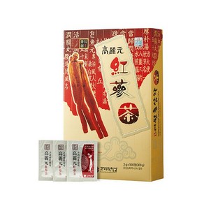 고려원 쇼핑백포함 고려홍삼차100포 +, 300g, 1개