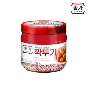 [종가] 깍두기 750g(pet), 750g, 1개