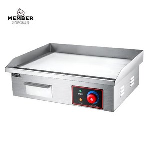 업소용 전기 호떡판 상업용 부침개판 자동 볶음팬 부침개 철판 구이기 제조기, 3KW 54x30cm 8mm