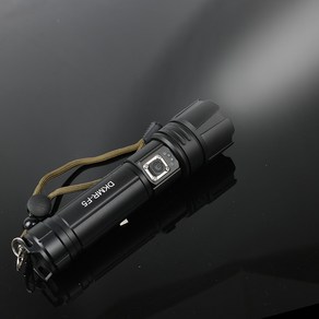 대경몰 F5 단품 고휘도 C-type led 충전 줌기능 후레쉬 보조베터리기능 18650(별매)전용 등산등 낚시등 캡핑등 휴대용 손전등 비상등 라이트, 1개, 블랙