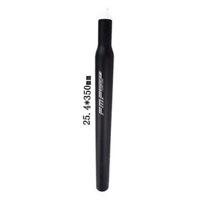 알루미늄 자전거 시트 포스트 MTB 접이식 길이가 긴 BMX 25.4mm 27.2mm 28.6mm 30.4mm 33.9mm 350mm, Black25.4x350mm, 1개