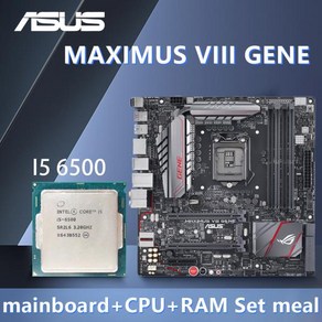 기가바이트 컴퓨터 메인보드ASUS VIII GENE 마더보드 LGA 1151 i5 6500 CPU 인텔 Z170 칩셋 DDR4 PCI-E 3., 02 마더 보드