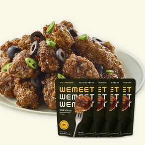 위미트 프라이드 비건 치킨 할라피뇨블랙 325g, 4개