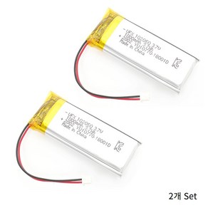 리튬폴리머 배터리 충전지 교체 3.7V 1000mAh, 1개, 2개입