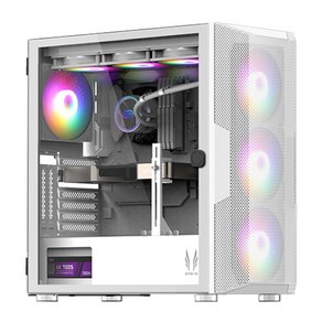 [3RSYS] L600 [미들타워] [화이트], 상세페이지 참조, 1개